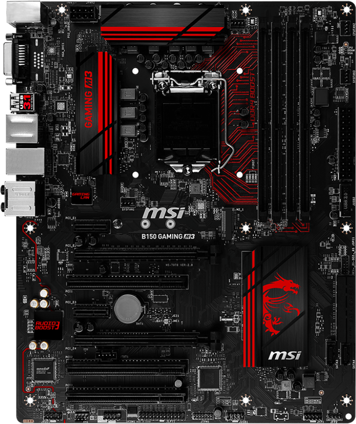 MSI B150 Gaming M3 Motherboard Specifications On MotherboardDB